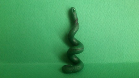 Ciondolo spirale verde